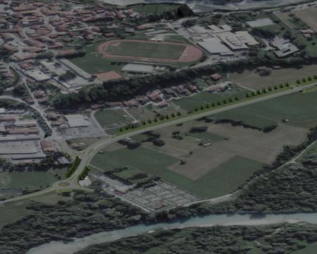 4_Obvoznica Tolmin_Potek trase na zahodni strani mesta (Vir Ginex International)
